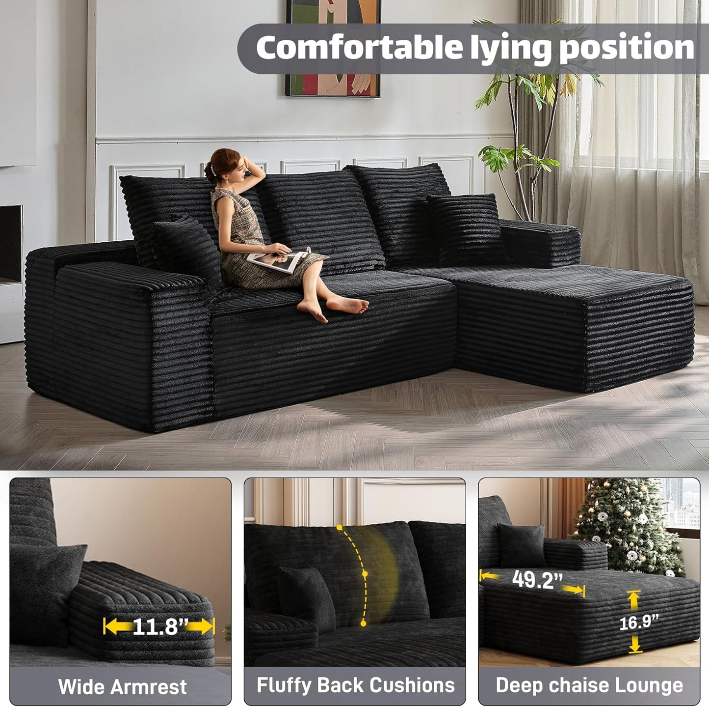 Modular Sectional Sofa Cloud Couch