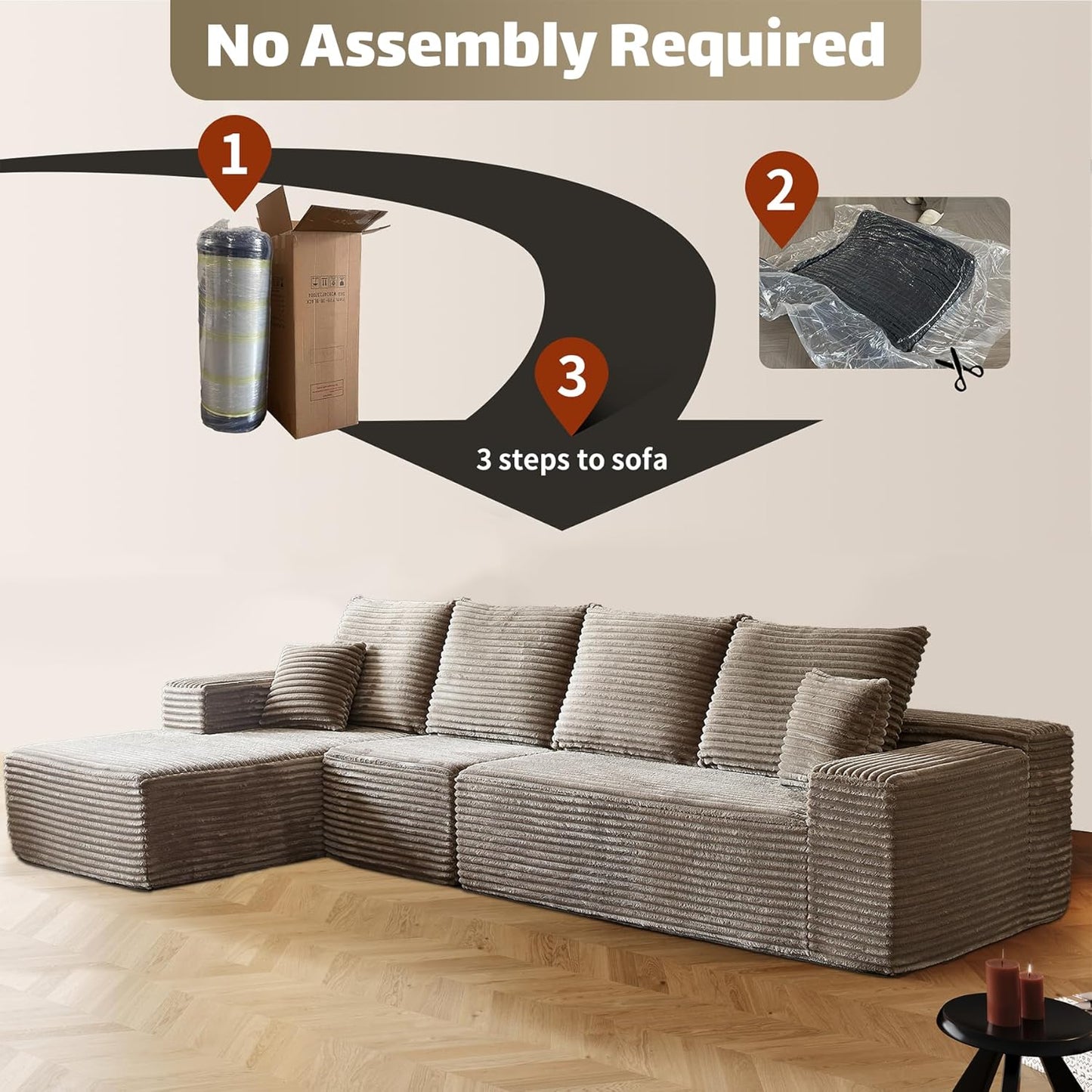 Modular Sectional Sofa Cloud Couch