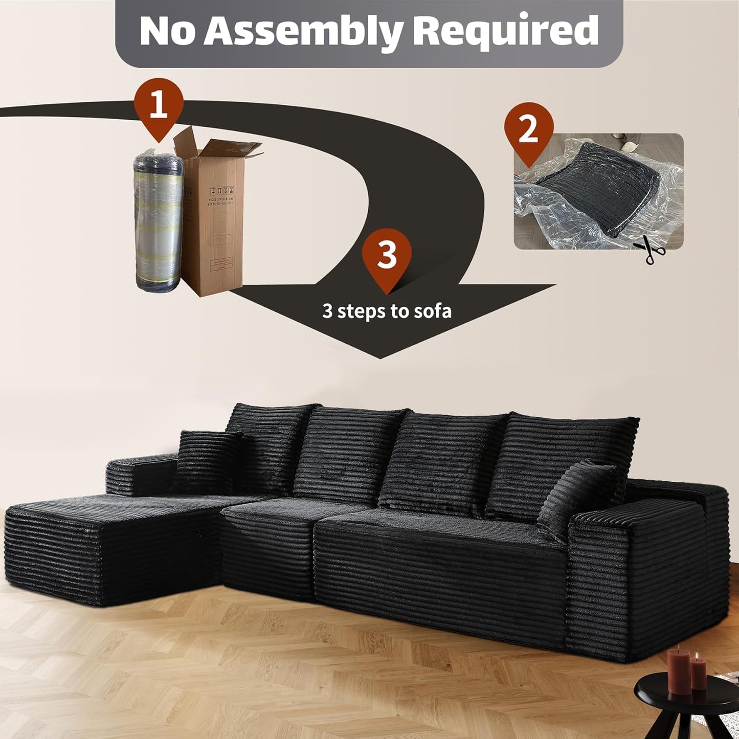Modular Sectional Sofa Cloud Couch