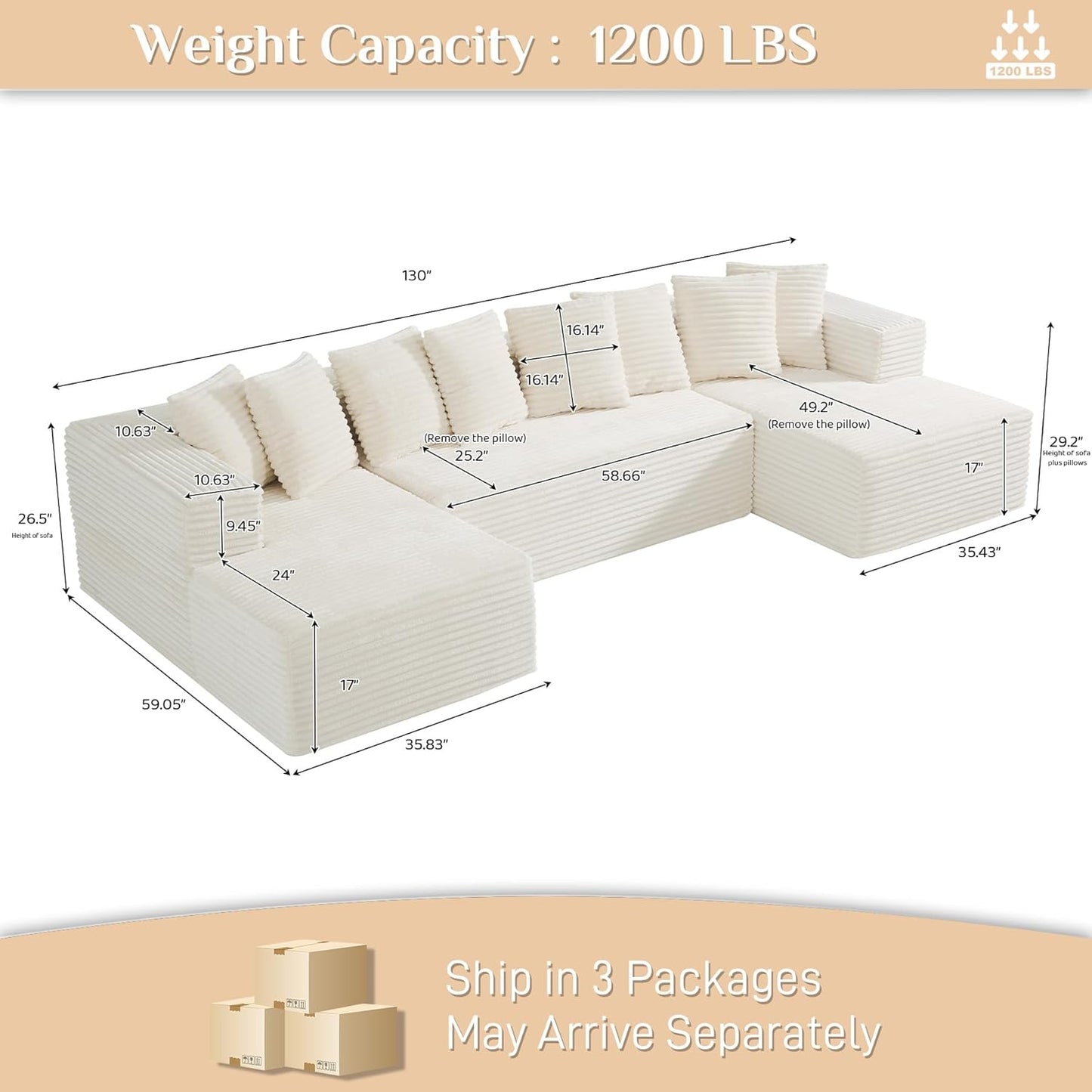 Cloud Modular Sectional Couch