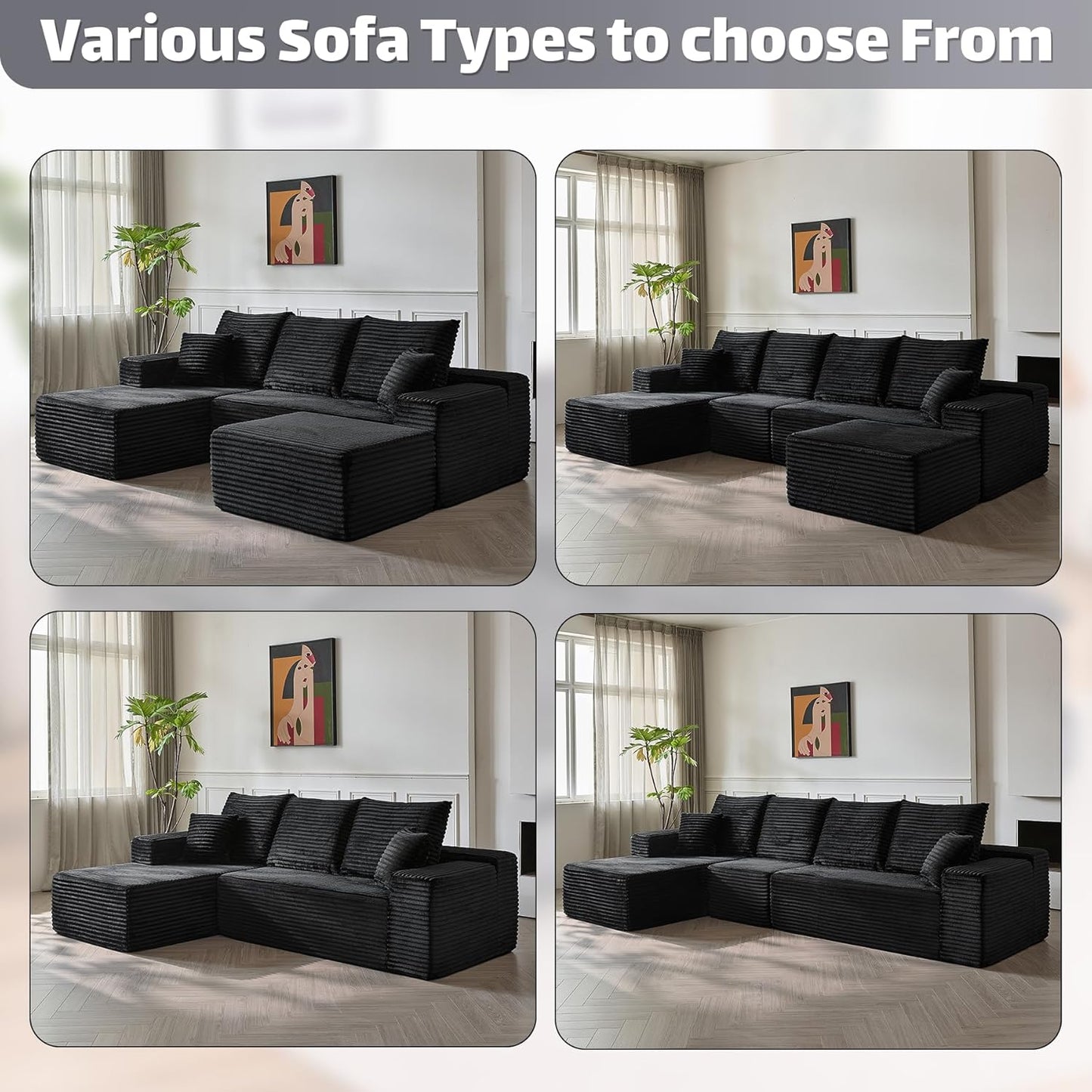 Modular Sectional Sofa Cloud Couch