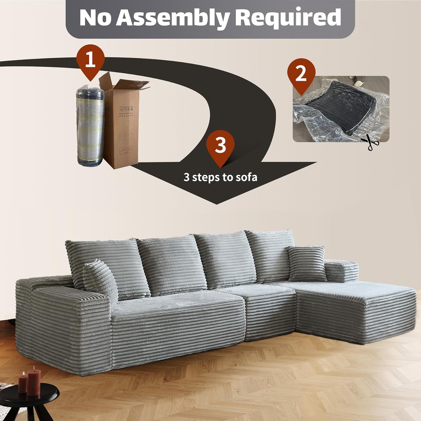 Modular Sectional Sofa Cloud Couch