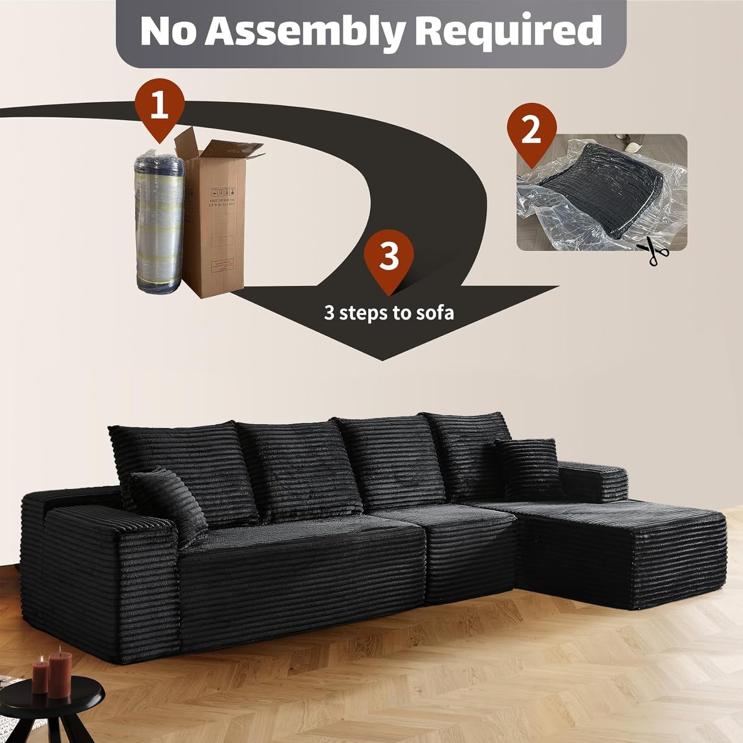 Modular Sectional Sofa Cloud Couch