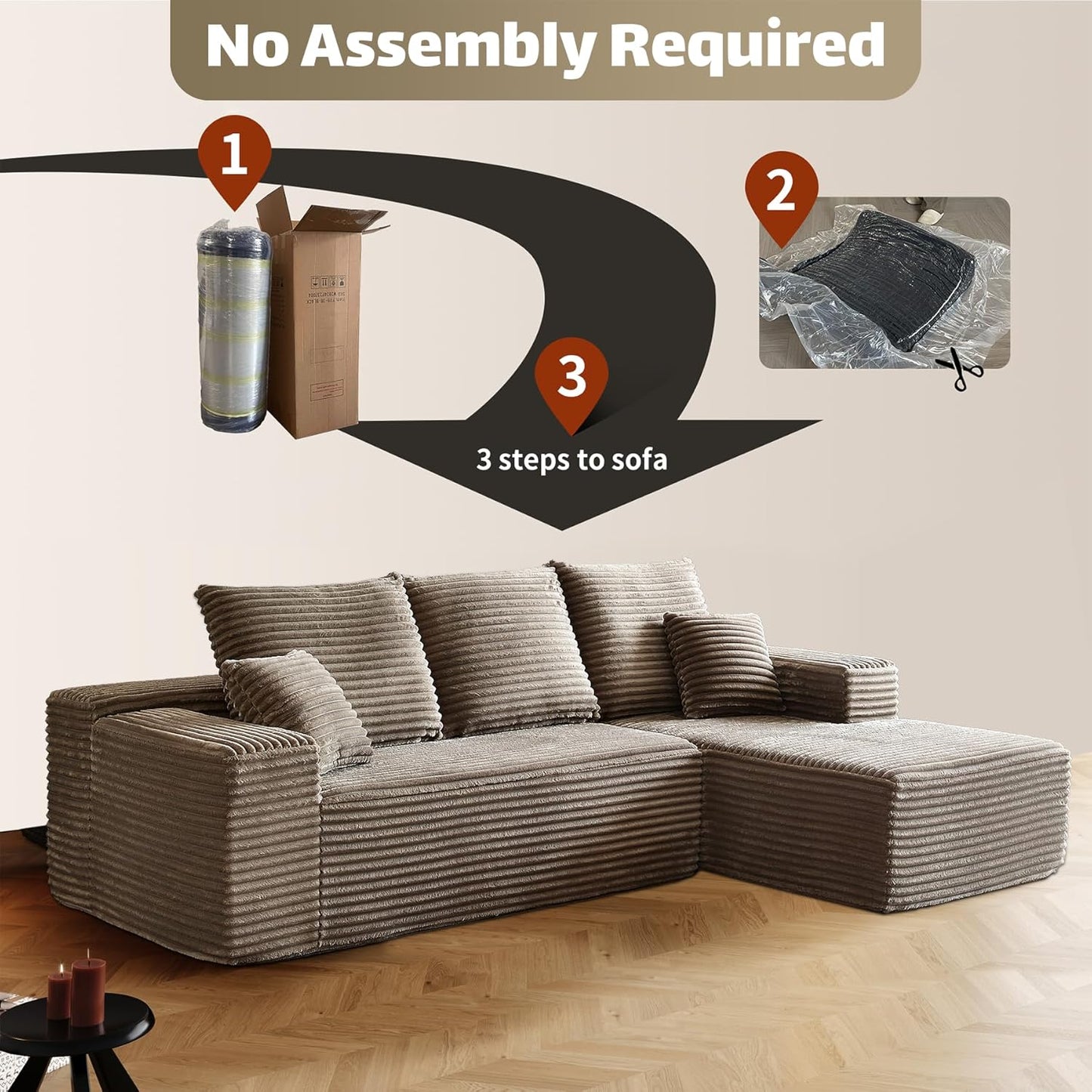 Modular Sectional Sofa Cloud Couch