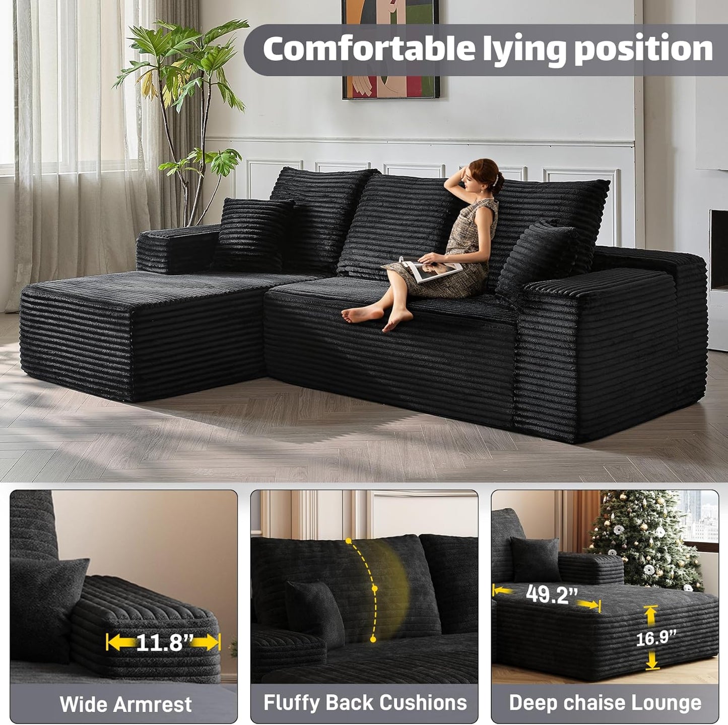 Modular Sectional Sofa Cloud Couch