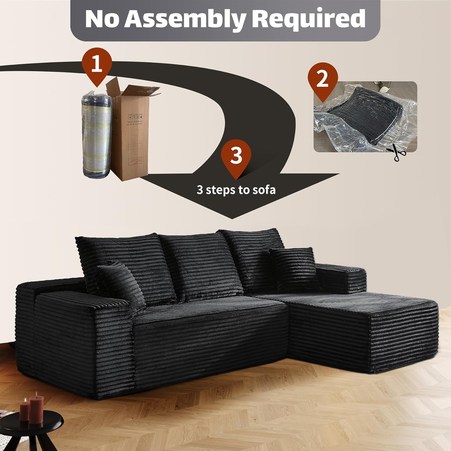 Modular Sectional Sofa Cloud Couch