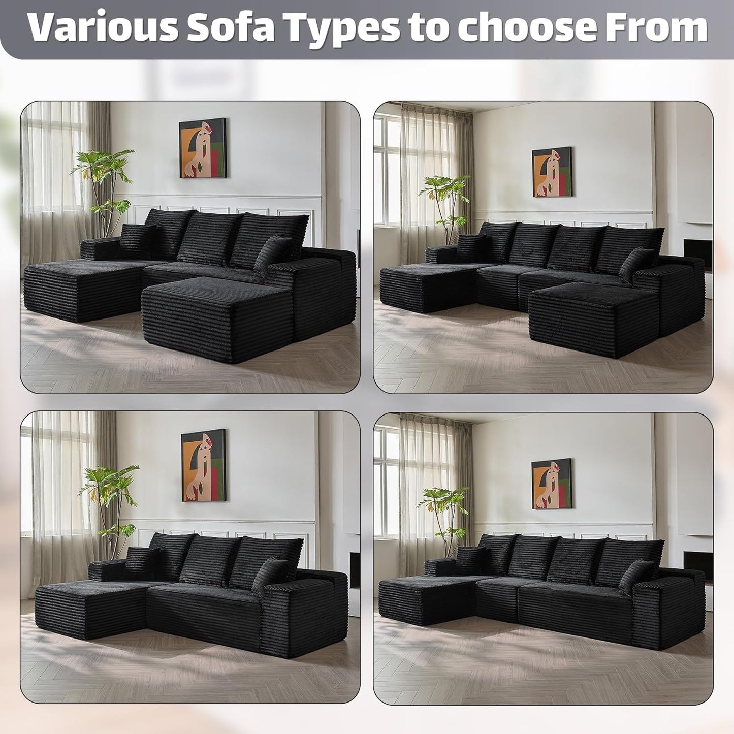 Modular Sectional Sofa Cloud Couch