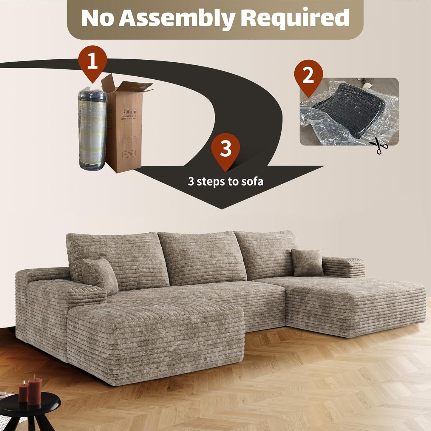 Modular Sectional Sofa Cloud Couch