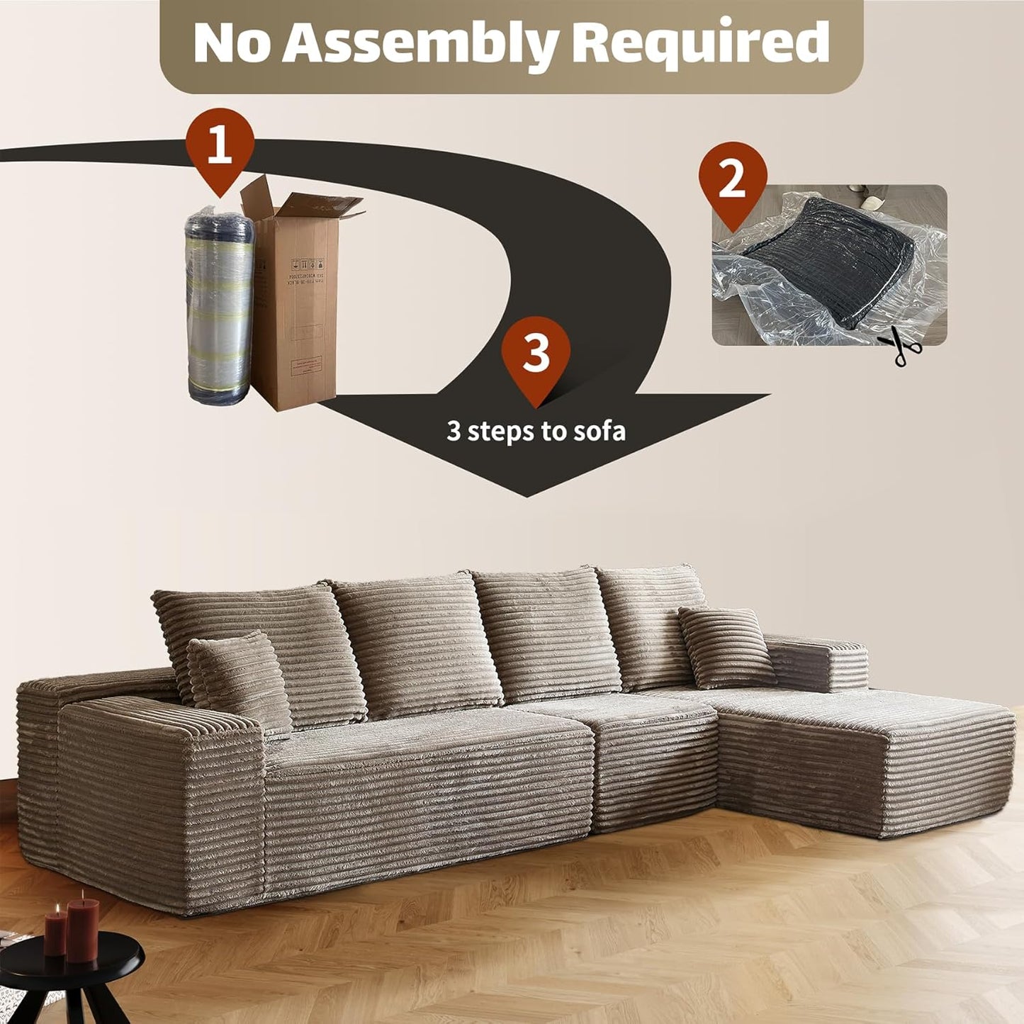 Modular Sectional Sofa Cloud Couch