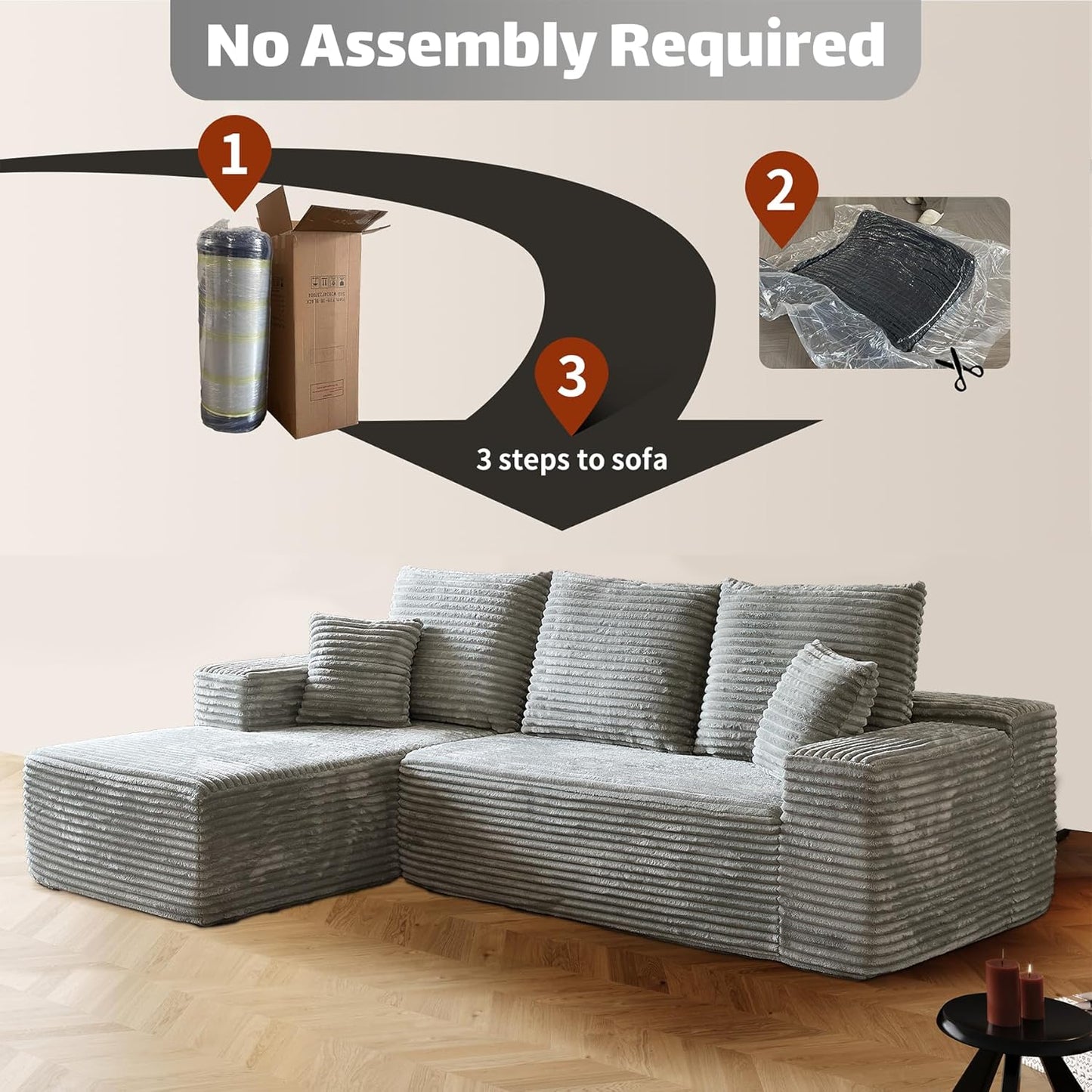 Modular Sectional Sofa Cloud Couch