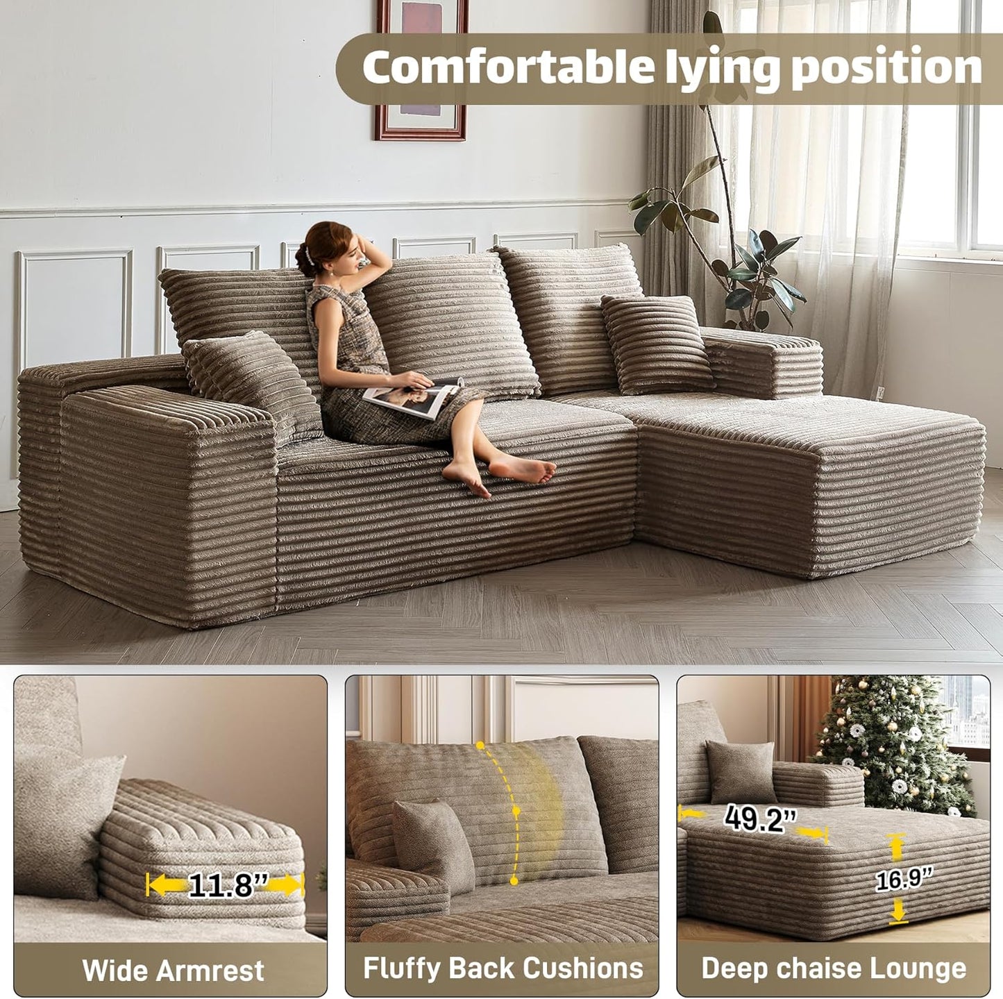Modular Sectional Sofa Cloud Couch
