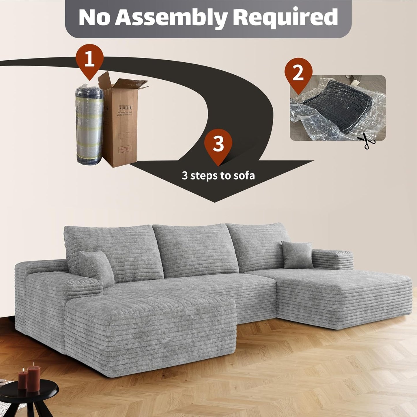 Modular Sectional Sofa Cloud Couch